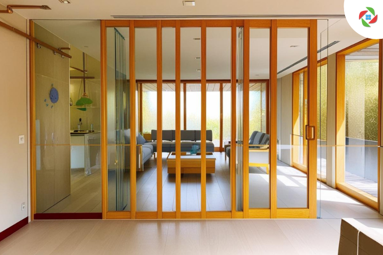 ฉากกั้นแอร์แบบใสเปิดปิดได้