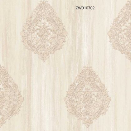 ตัวอย่างวอลเปเปอร์ตกแต่งผนัง รหัส ZW010702 จากตระกูลลายเดียวกัน 2 ตัวเลือก