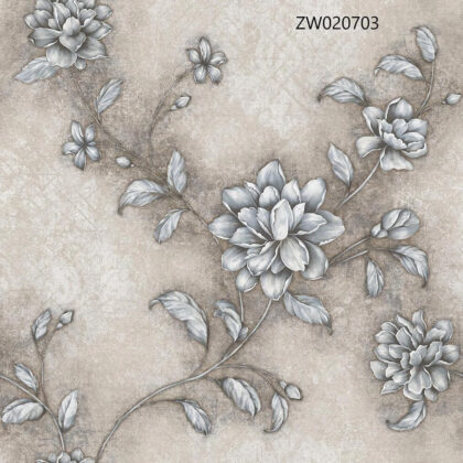 ตัวอย่างวอลเปเปอร์ตกแต่งผนัง รหัส ZW020703 จากตระกูลลายเดียวกัน 4 ตัวเลือก