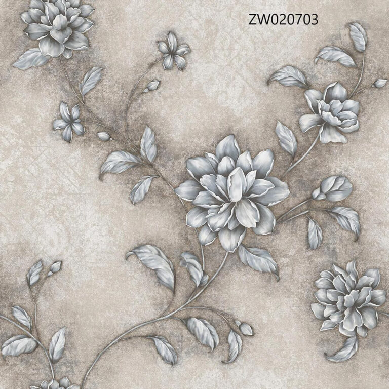 ตัวอย่างวอลเปเปอร์ตกแต่งผนัง รหัส ZW020703 จากตระกูลลายเดียวกัน 4 ตัวเลือก