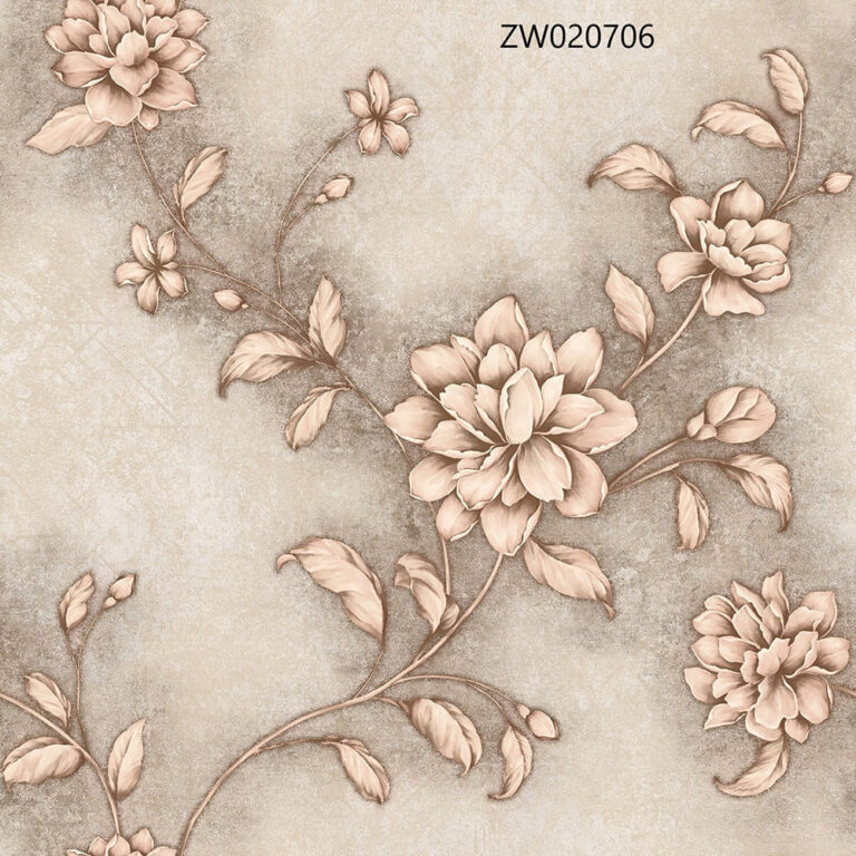 ตัวอย่างวอลเปเปอร์ตกแต่งผนัง รหัส ZW020706 จากตระกูลลายเดียวกัน 4 ตัวเลือก