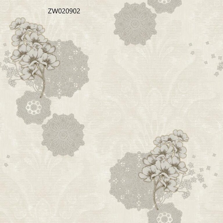 ตัวอย่างวอลเปเปอร์ตกแต่งผนัง รหัส ZW020902 จากตระกูลลายเดียวกัน 2 ตัวเลือก