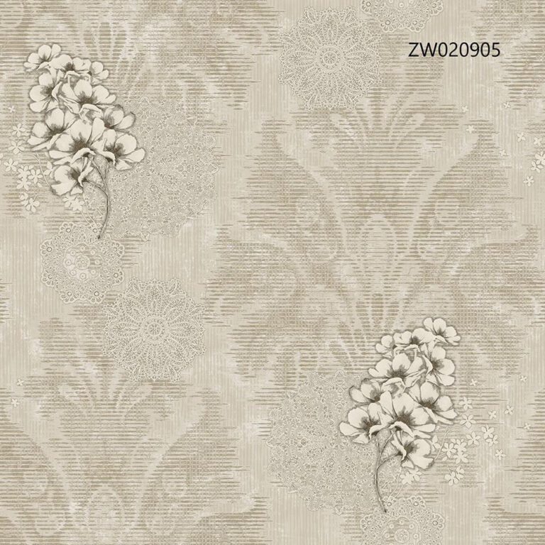 ตัวอย่างวอลเปเปอร์ตกแต่งผนัง รหัส ZW020905 จากตระกูลลายเดียวกัน 2 ตัวเลือก